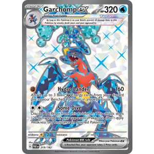 Ultra Rare Garchomp ex 219/182 Pokemon TCG Scarlet & Violet Paradox Rift