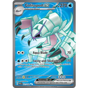 Ultra Rare Golisopod ex 221/182 Pokemon TCG Scarlet & Violet Paradox Rift