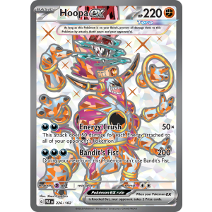 Ultra Rare Hoopa ex 226/182 Pokemon TCG Scarlet & Violet Paradox Rift