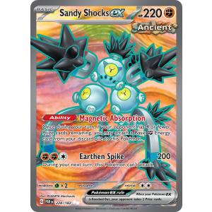 Ultra Rare Sandy Shocks ex 228/182 Pokemon TCG Scarlet & Violet Paradox Rift