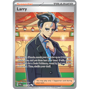 Ultra Rare Larry 235/182 Pokemon TCG Scarlet & Violet Paradox Rift