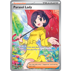 Ultra Rare Parasol Lady 238/182 Pokemon TCG Scarlet & Violet Paradox Rift