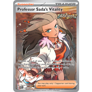 Ultra Rare Professor Sada's Vitality 239/182 Pokemon TCG Scarlet & Violet Paradox Rift