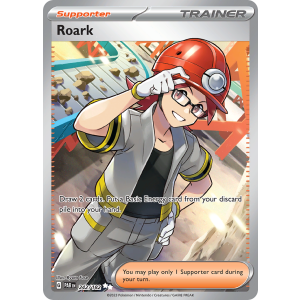 Ultra Rare Roark 242/182 Pokemon TCG Scarlet & Violet Paradox Rift