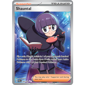 Ultra Rare Shauntal 243/182 Pokemon TCG Scarlet & Violet Paradox Rift