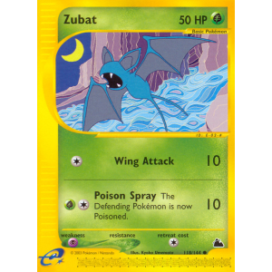 Zubat 118/144 Pokemon TCG E-Card Skyridge