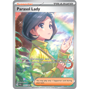 Special Illustration Rare Parasol Lady 255/182 Pokemon TCG Scarlet & Violet Paradox Rift