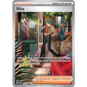 Special Illustration Rare Rika 258/182 Pokemon TCG Scarlet & Violet Paradox Rift