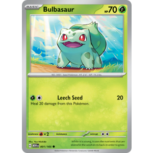 Bulbasaur 1/165 Pokemon TCG Scarlet & Violet 151