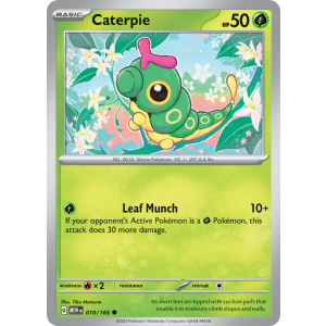 Caterpie 10/165 Pokemon TCG Scarlet & Violet 151