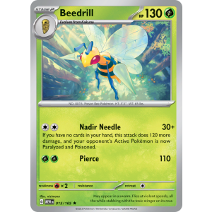 Beedrill 15/165 Pokemon TCG Scarlet & Violet 151