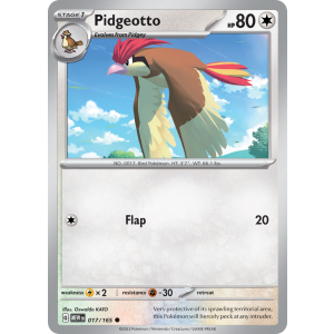 Pidgeotto 17/165 Pokemon TCG Scarlet & Violet 151