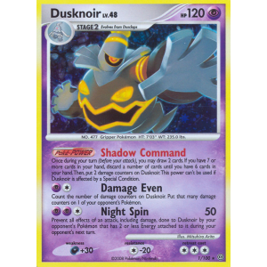 Rare Holo Dusknoir 1/100 Pokemon TCG Diamond & Pearl Stormfront