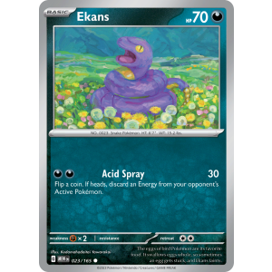 Ekans 23/165 Pokemon TCG Scarlet & Violet 151