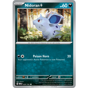 Nidoran 29/165 Pokemon TCG Scarlet & Violet 151