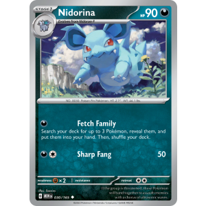 Nidorina 30/165 Pokemon TCG Scarlet & Violet 151