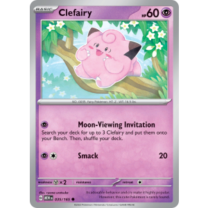 Clefairy 35/165 Pokemon TCG Scarlet & Violet 151