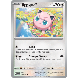 Jigglypuff 39/165 Pokemon TCG Scarlet & Violet 151