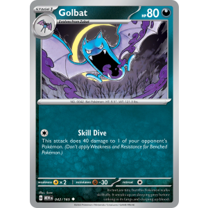 Golbat 42/165 Pokemon TCG Scarlet & Violet 151