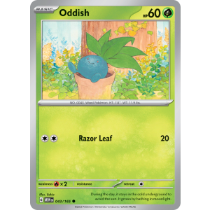 Oddish 43/165 Pokemon TCG Scarlet & Violet 151