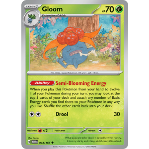 Gloom 44/165 Pokemon TCG Scarlet & Violet 151