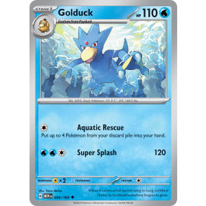 Golduck 55/165 Pokemon TCG Scarlet & Violet 151