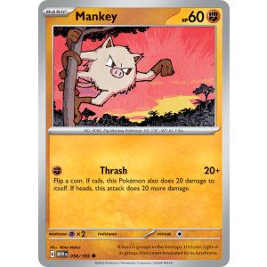 Mankey 56/165 Pokemon TCG Scarlet & Violet 151