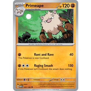 Primeape 57/165 Pokemon TCG Scarlet & Violet 151