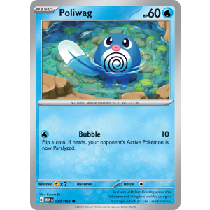 Poliwag 60/165 Pokemon TCG Scarlet & Violet 151