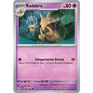 Kadabra 64/165 Pokemon TCG Scarlet & Violet 151