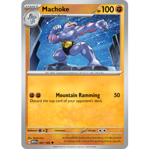 Machoke 67/165 Pokemon TCG Scarlet & Violet 151