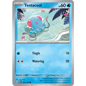 Tentacool 72/165 Pokemon TCG Scarlet & Violet 151