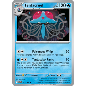 Tentacruel 73/165 Pokemon TCG Scarlet & Violet 151