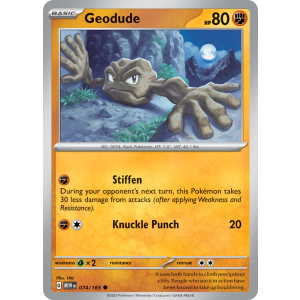 Geodude 74/165 Pokemon TCG Scarlet & Violet 151