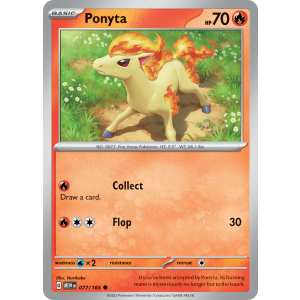 Ponyta 77/165 Pokemon TCG Scarlet & Violet 151