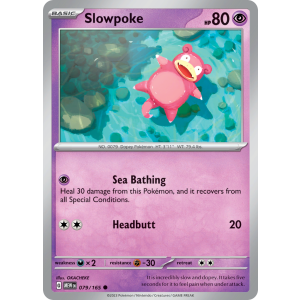 Slowpoke 79/165 Pokemon TCG Scarlet & Violet 151