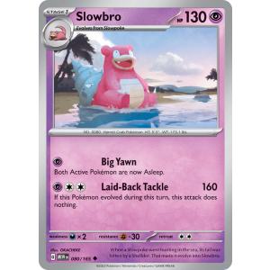 Slowbro 80/165 Pokemon TCG Scarlet & Violet 151