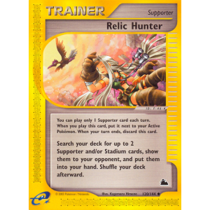 Relic Hunter 120/144 Pokemon TCG E-Card Skyridge