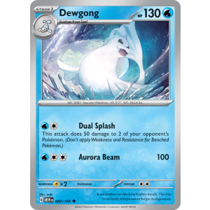 Dewgong 87/165 Pokemon TCG Scarlet & Violet 151