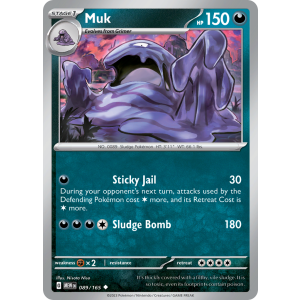 Muk 89/165 Pokemon TCG Scarlet & Violet 151