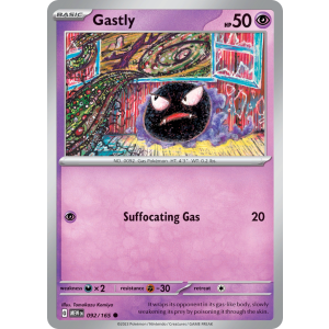 Gastly 92/165 Pokemon TCG Scarlet & Violet 151