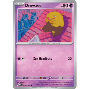 Drowzee 96/165 Pokemon TCG Scarlet & Violet 151