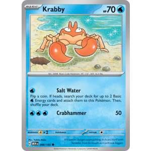 Krabby 98/165 Pokemon TCG Scarlet & Violet 151