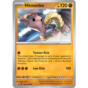 Hitmonlee 106/165 Pokemon TCG Scarlet & Violet 151