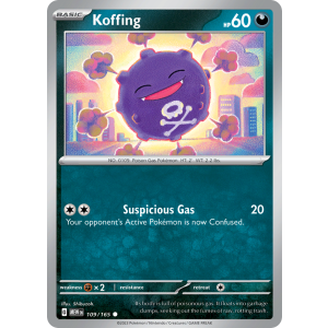 Koffing 109/165 Pokemon TCG Scarlet & Violet 151