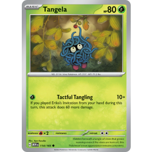 Tangela 114/165 Pokemon TCG Scarlet & Violet 151