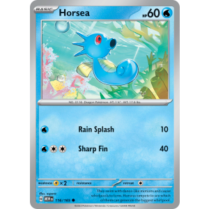 Horsea 116/165 Pokemon TCG Scarlet & Violet 151