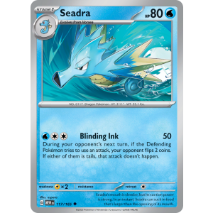 Seadra 117/165 Pokemon TCG Scarlet & Violet 151