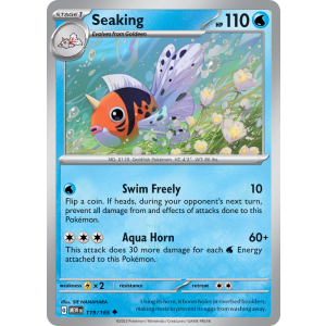 Seaking 119/165 Pokemon TCG Scarlet & Violet 151