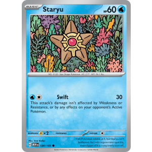 Staryu 120/165 Pokemon TCG Scarlet & Violet 151